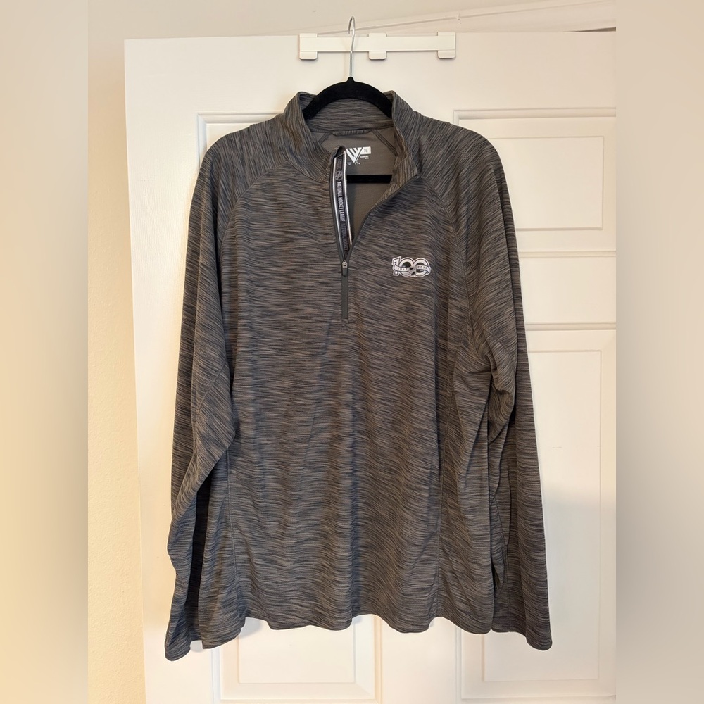 Gray Heather 1/4 Zip - NHL 100 Years